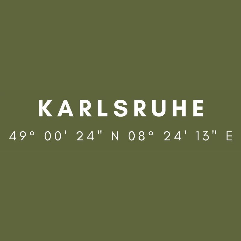 Coordonnées de Karlsruhe