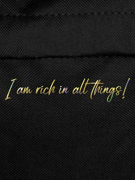 Rich in all things