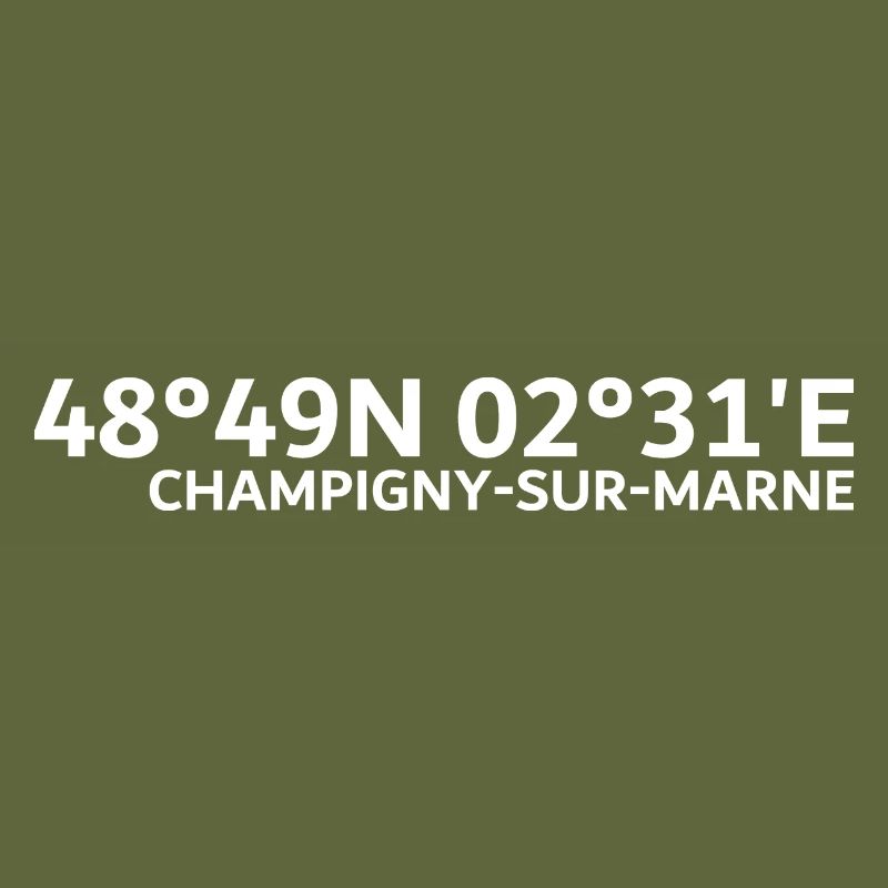 Champigny-sur-Marne coordinates
