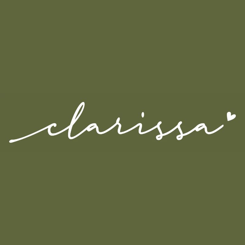 Clarissa Cursive Name