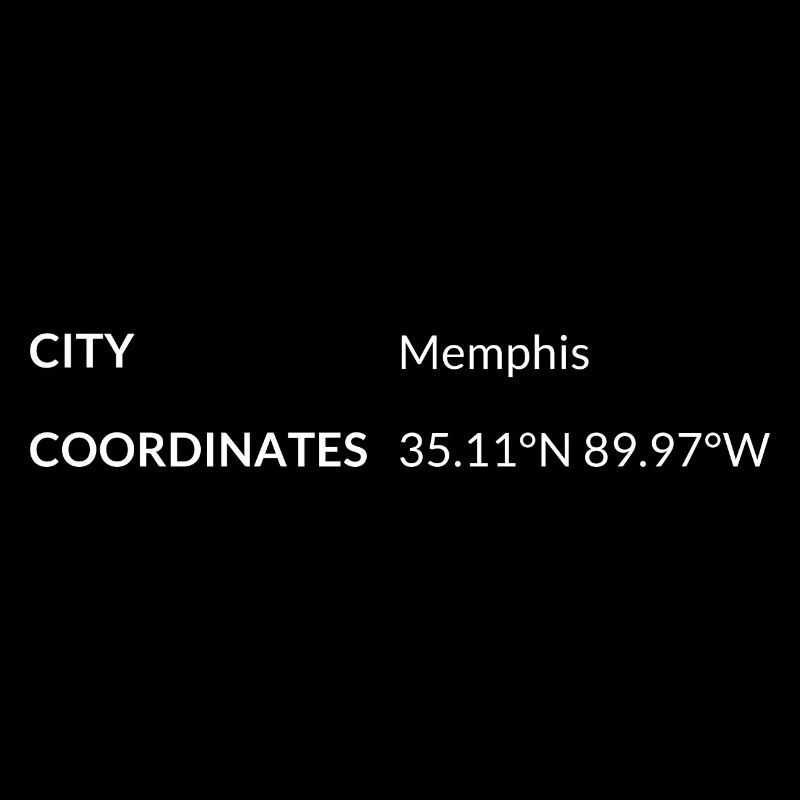 Memphis, Tennessee, USA coordinates