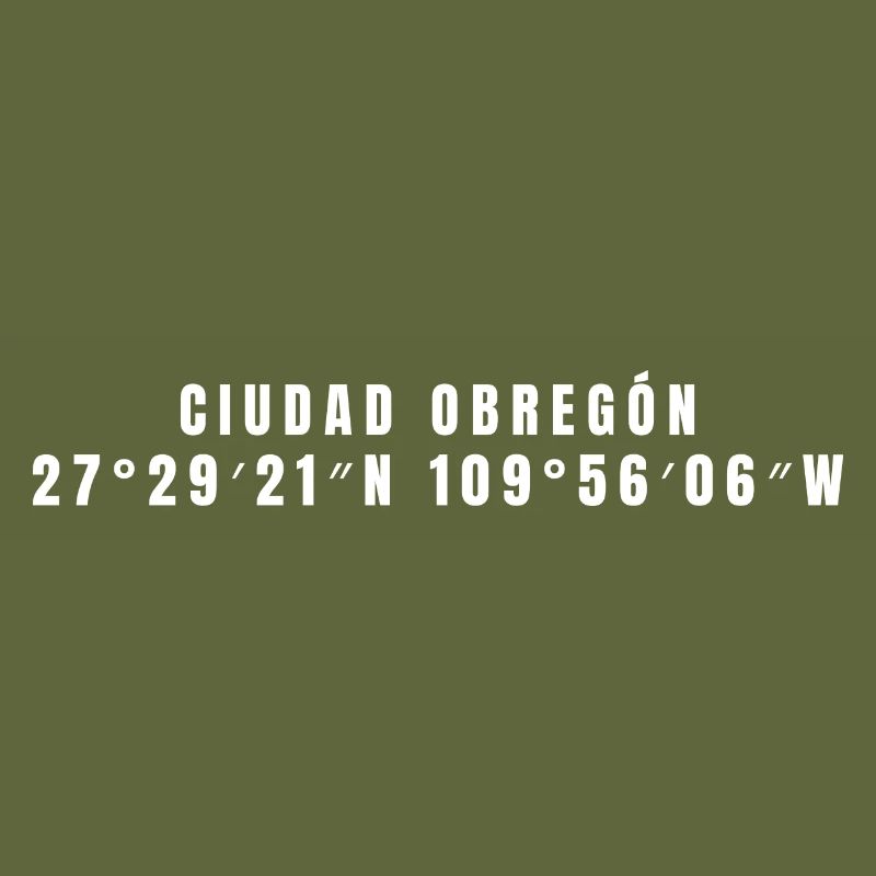 Ciudad Obregón, Mexico Coordinates