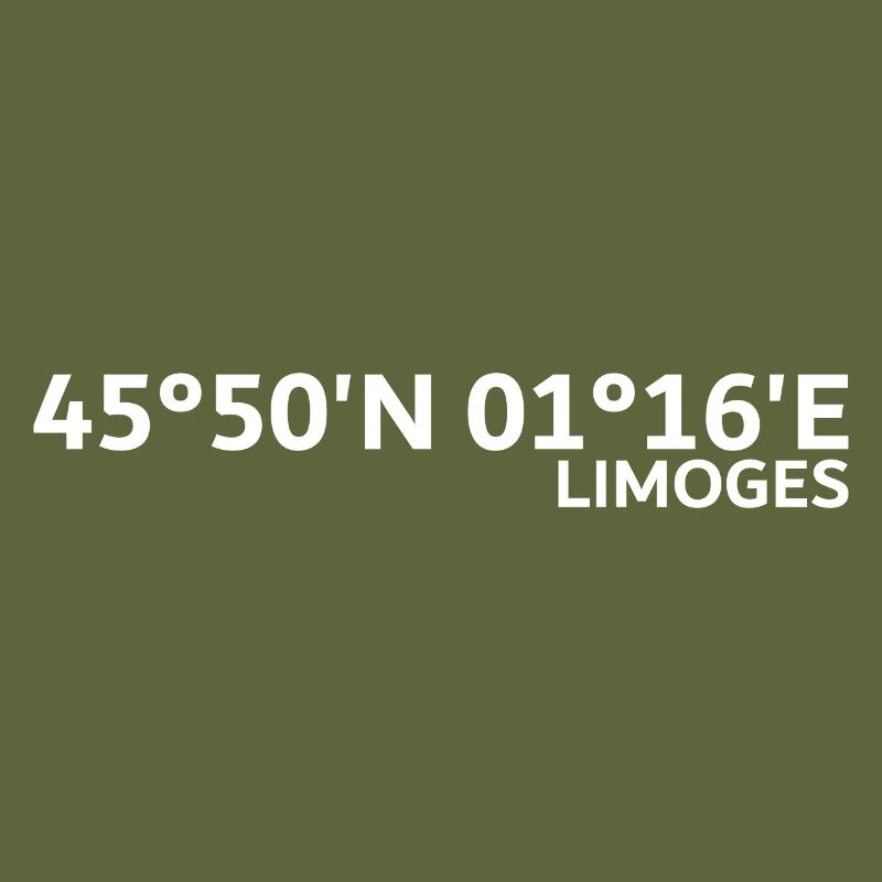 Coordonnées de Limoges