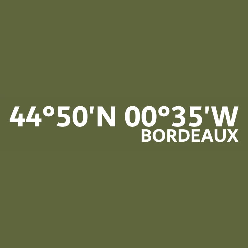 Bordeaux coordinates