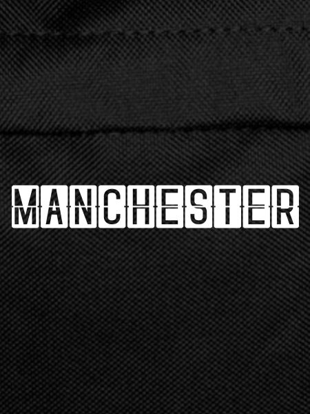 Manchester Airport Sign