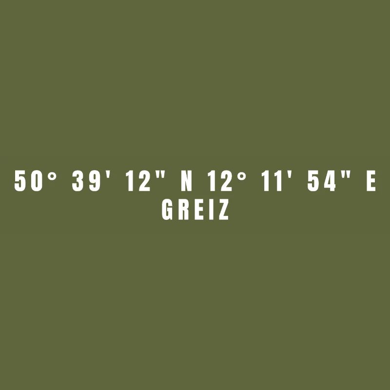 Coordonnées Greiz, Thuringe