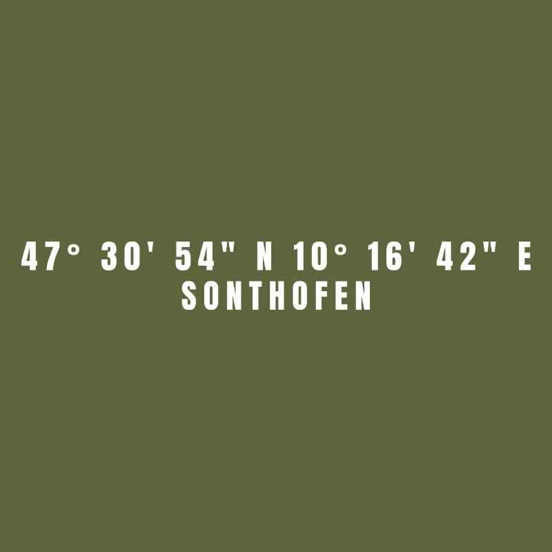 Sonthofen, Bavaria Coordinates