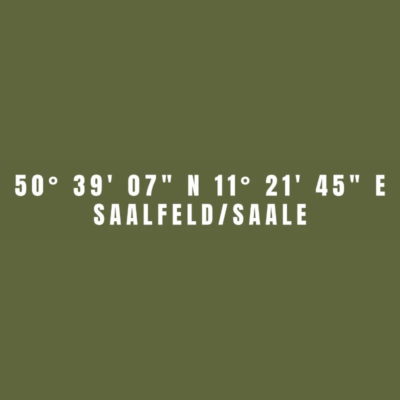 Saalfeld/Saale, Thuringia Coordinates