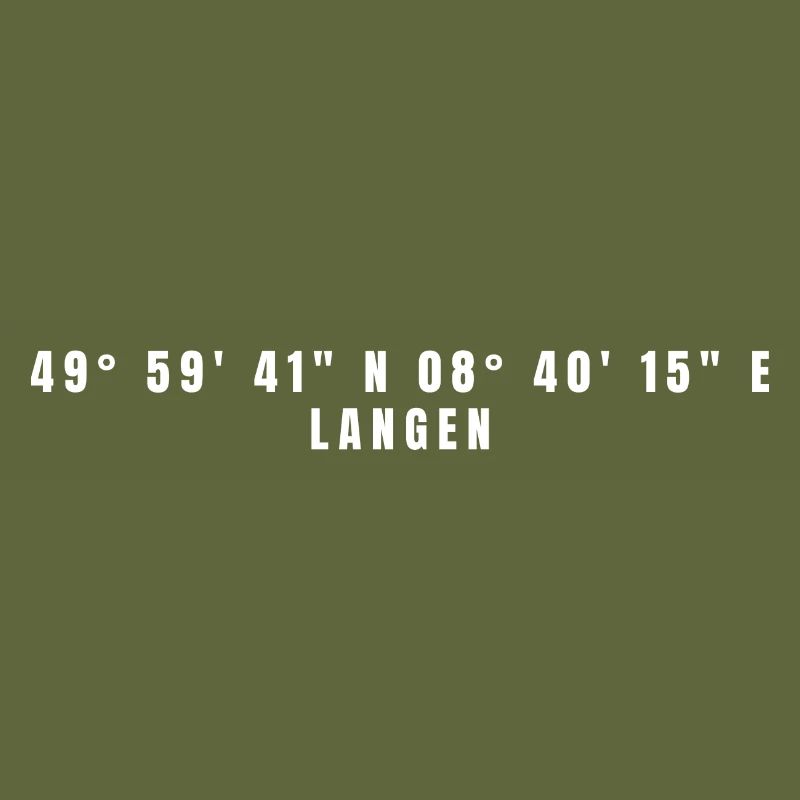 Langen Hessen Coordinates