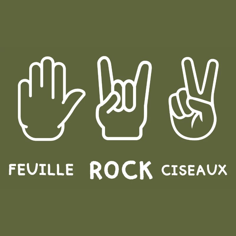 feuille rock ciseaux