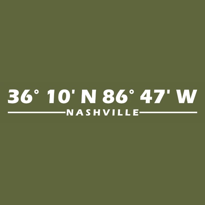 Coordonnées de Nashville