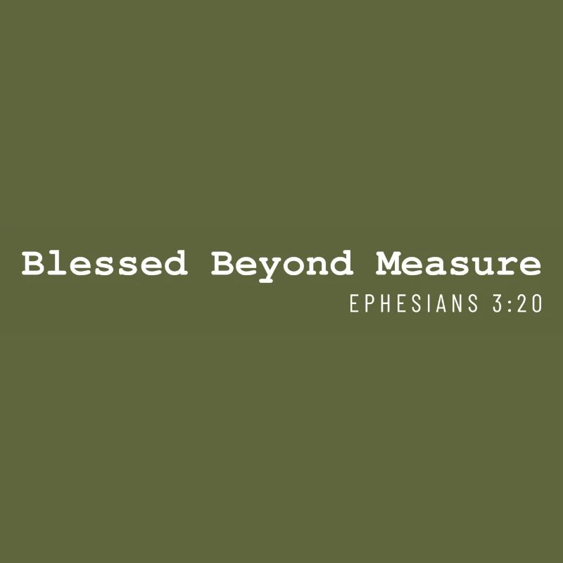 Beyond Measure Ephesians 3:20 Christian