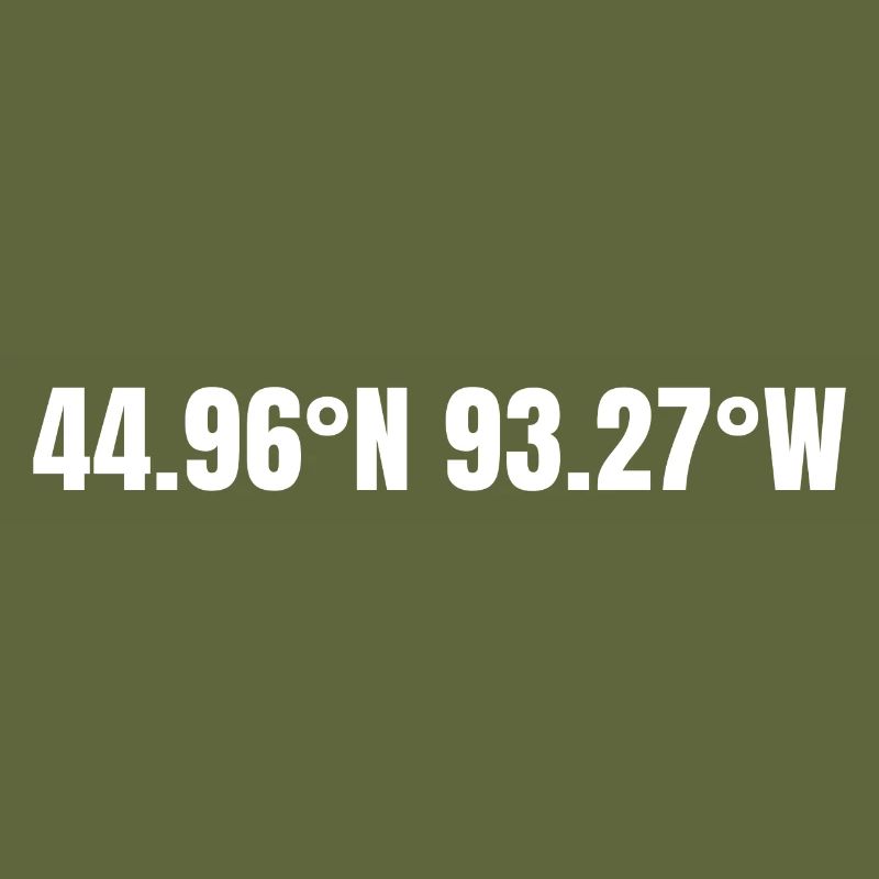 Minneapolis, Minnesota, USA Coordinates
