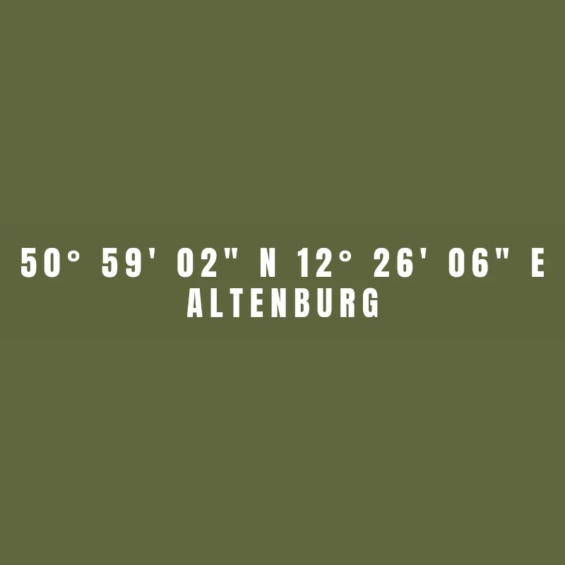 Altenburg, Thuringia Coordinates