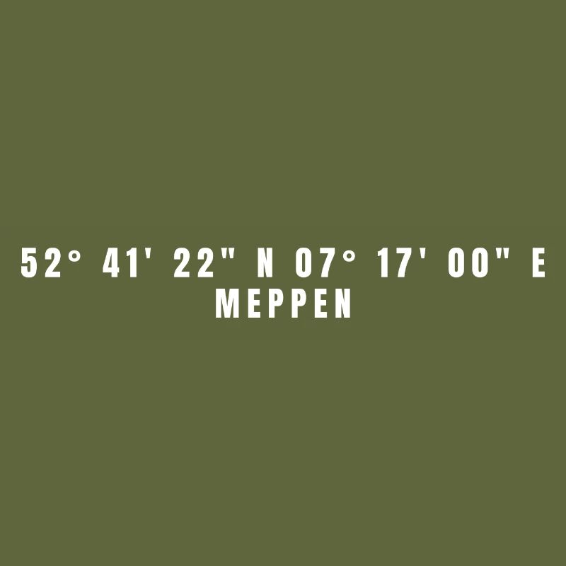 Meppen, Lower Saxony Coordinates