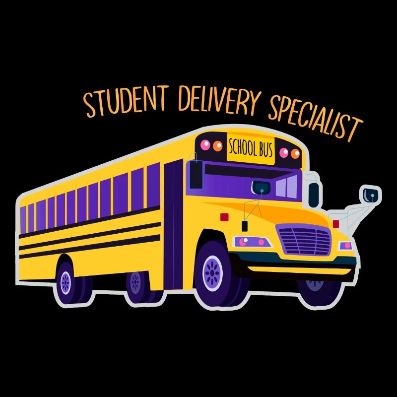 Busfahrer Schulbus - Student delivery
