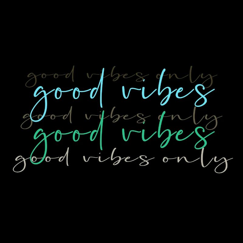 good vibes only, font,gold,vibes,good,blue
