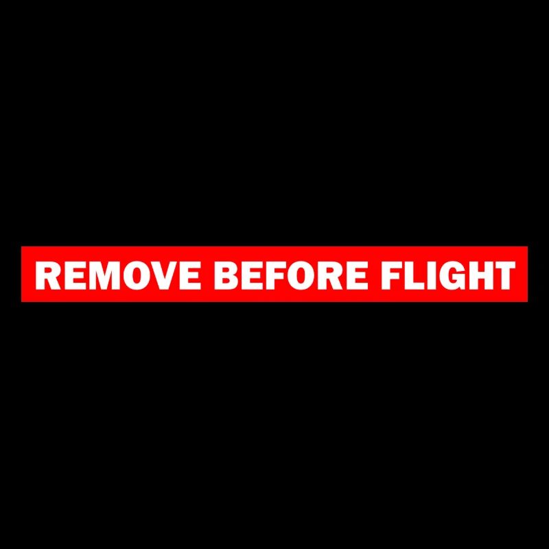 REMOVE BEFORE FLIGHT