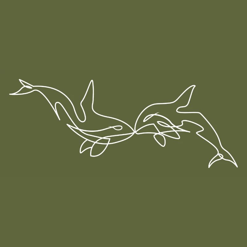 Embrasser les dauphins