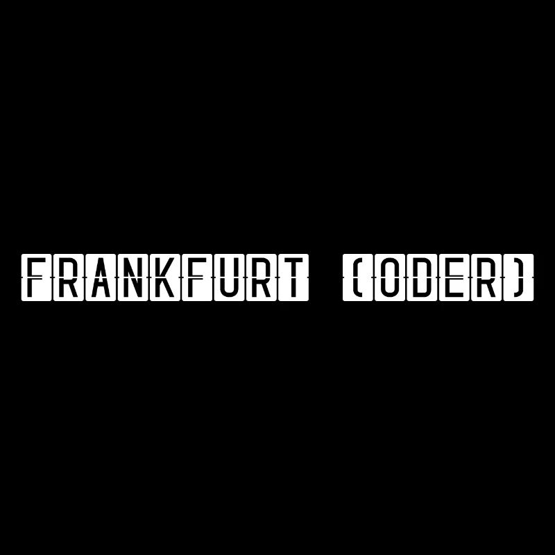 Frankfurt (Oder) Airport sign