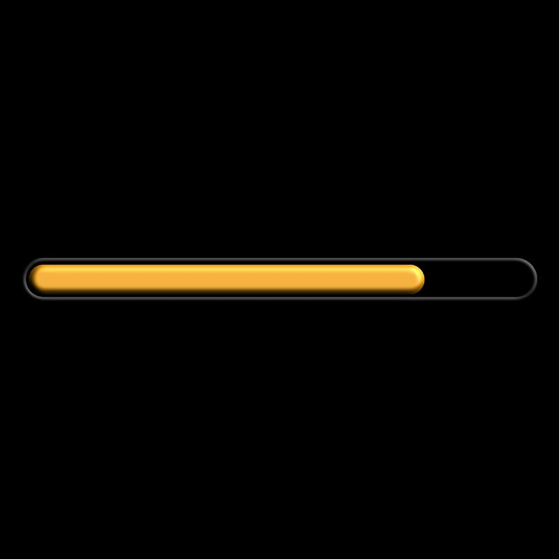 Gold loading bar (75%) great deep style