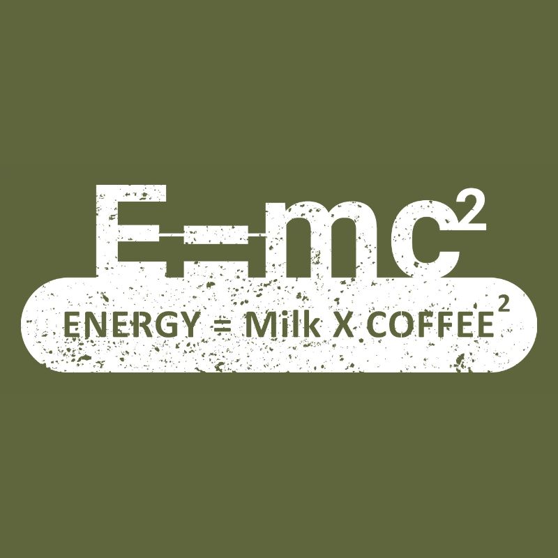 Formula Coffee Physics Energy E=MC2