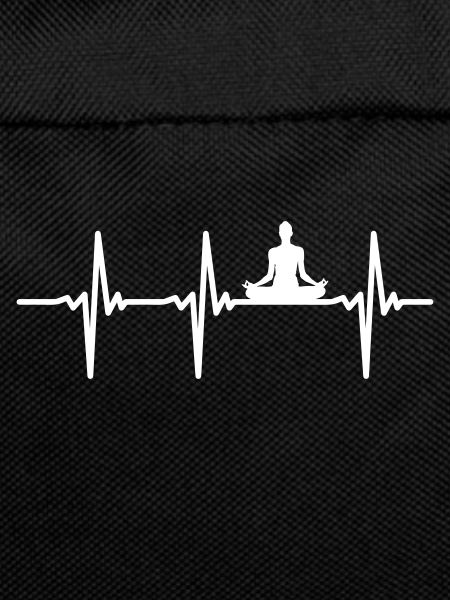 Heartbeat Yoga Vector
