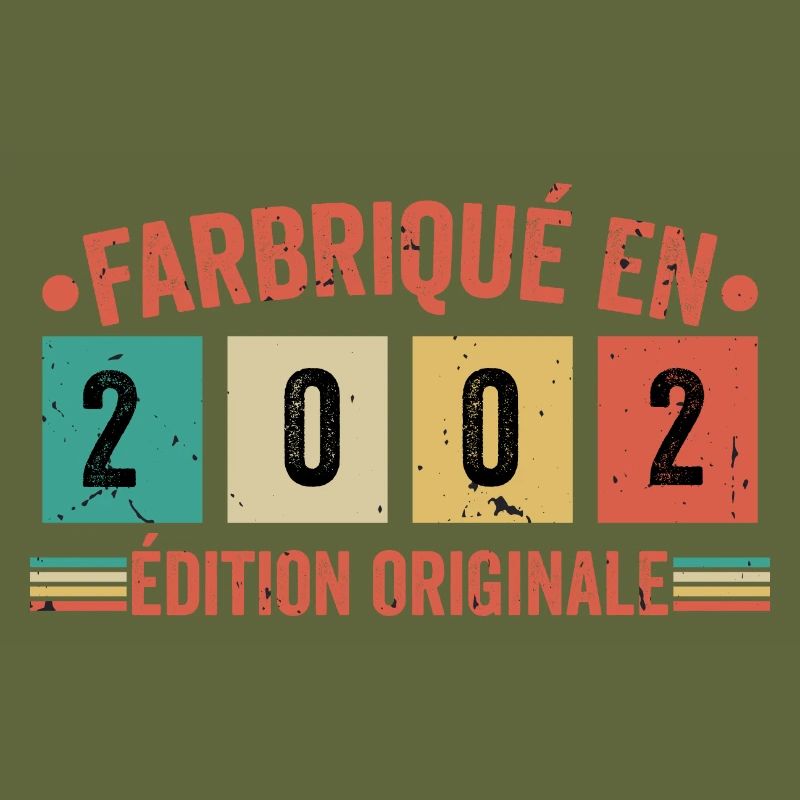 Fabriqué En 2002 édition Originale Cadeau d'annive