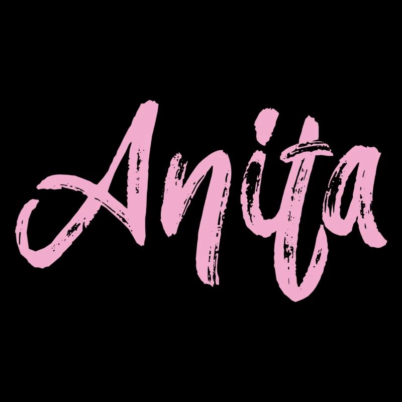 anita,name,cursive,pink,font
