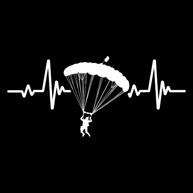 Parachuting Heartbeat Parachute Jump