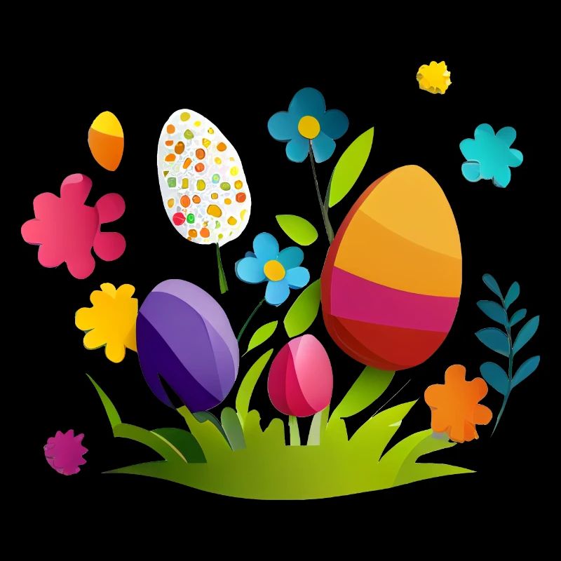 Cute design baby egg for Easter and spring