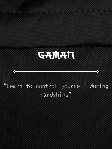 Gaman Japanese Philosophy