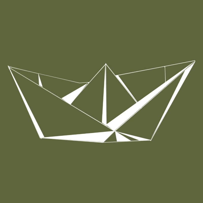 Ein Schiff Boot aus Papier ein Papierboot Boote