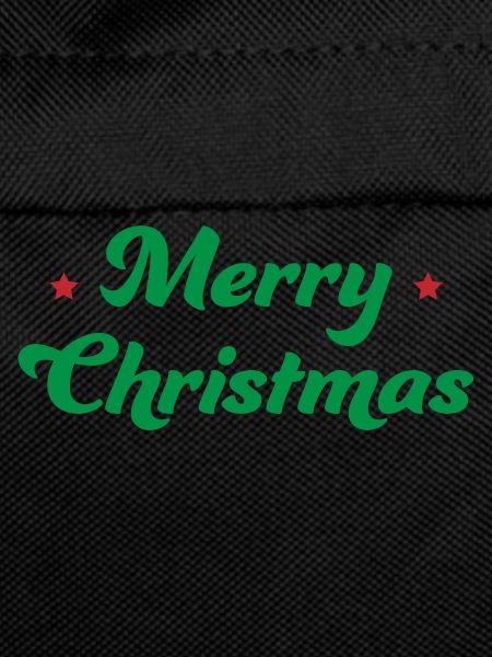 Merry Christmas Asterisk Green Red