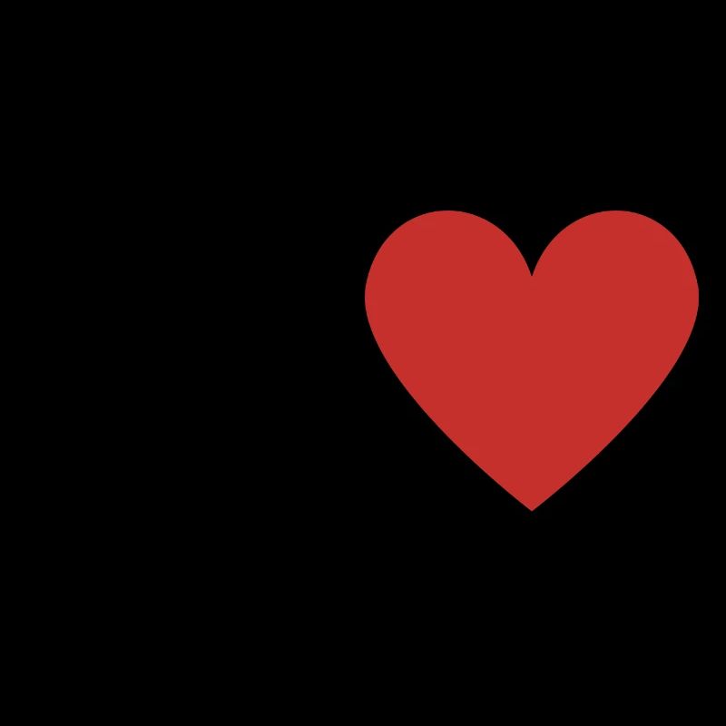 Letter k Red Heart