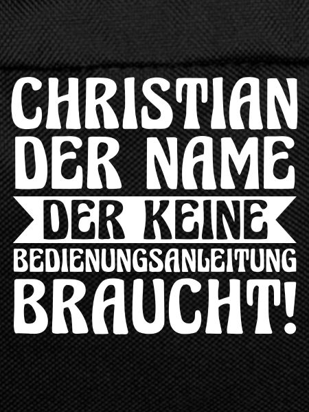 Prénom Chris Christian