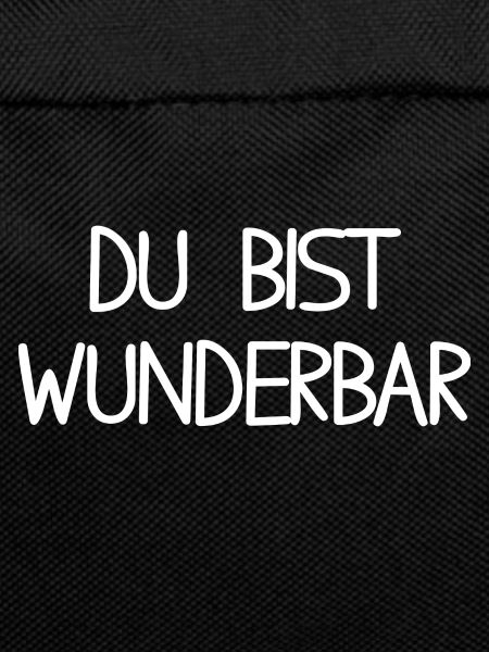 Du bist wunderbar