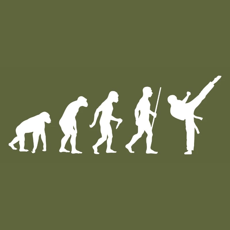 Martial Arts Karate Evolution Gift Idea 005-096