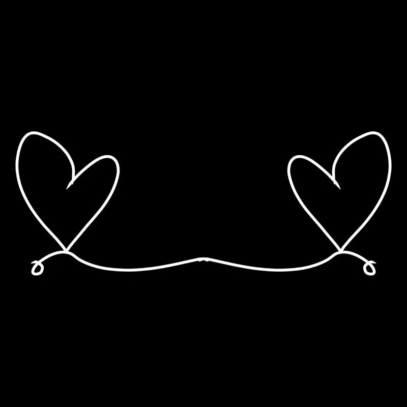 Zwei herzen liebe herz