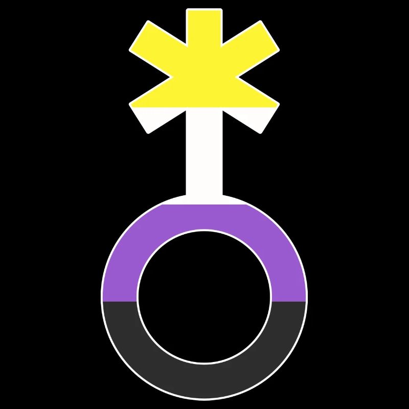 Nonbinary Gender Neutral Symbol Nonbinary