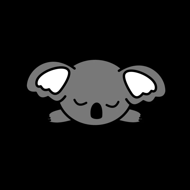 Sleeping baby koala for sleepyhead - customizable