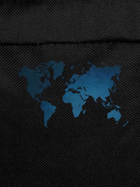 world map blue