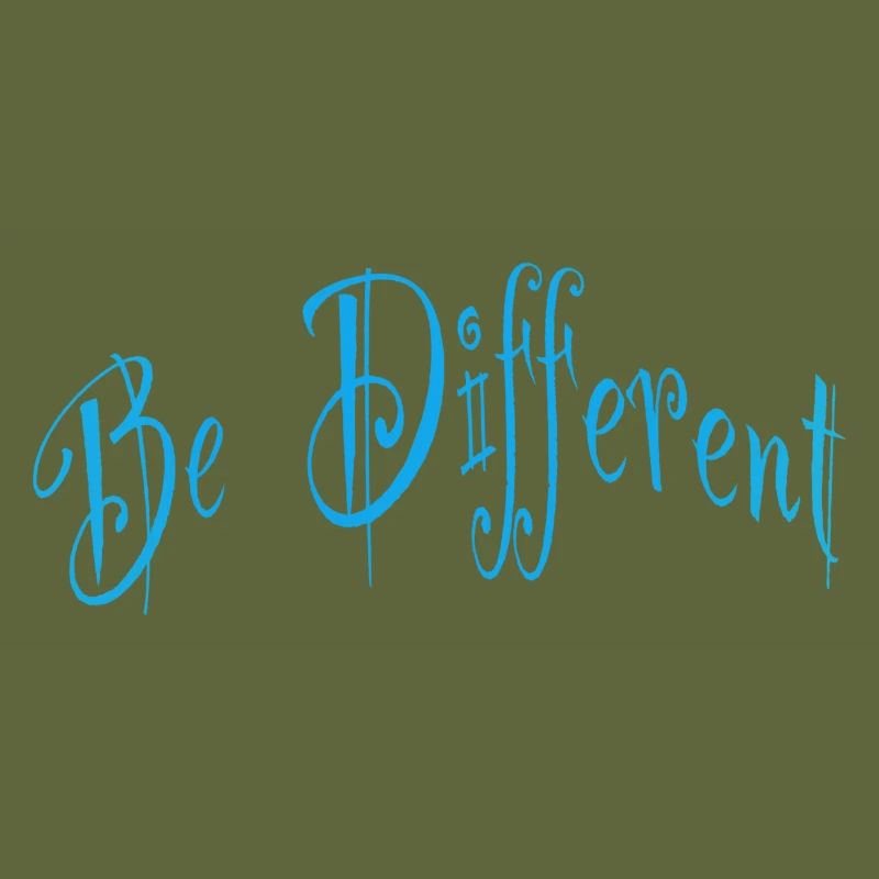 Be different or different