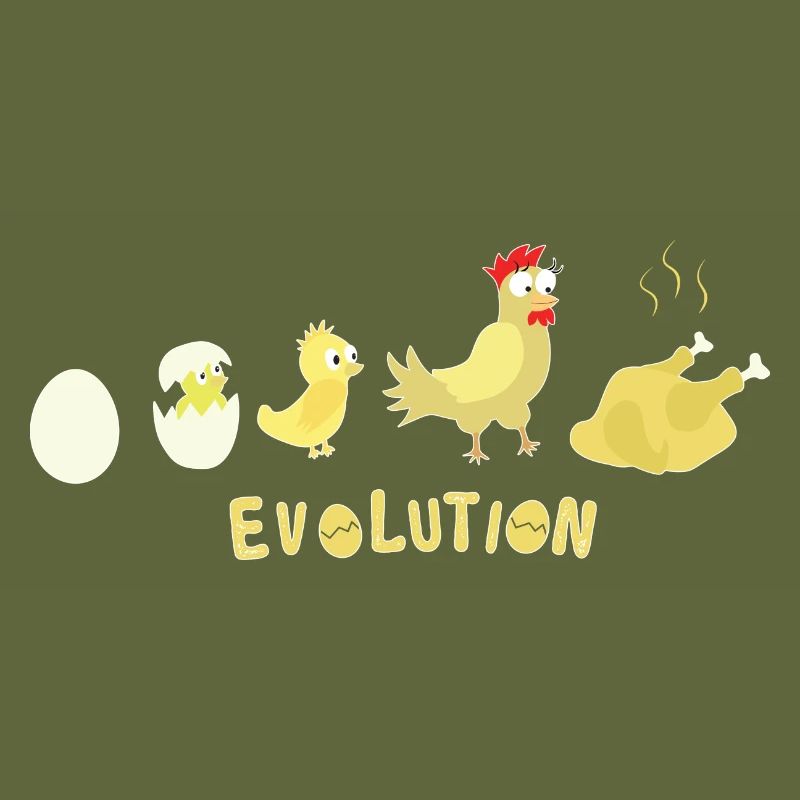 Evolution Egg Chicken Roast Chicken BBQ Barbecue