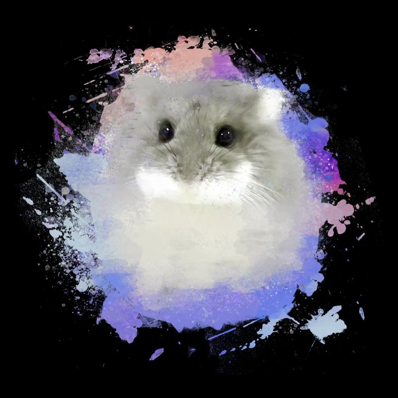 zwerghamster,hamster,bunt,graffiti,malerei