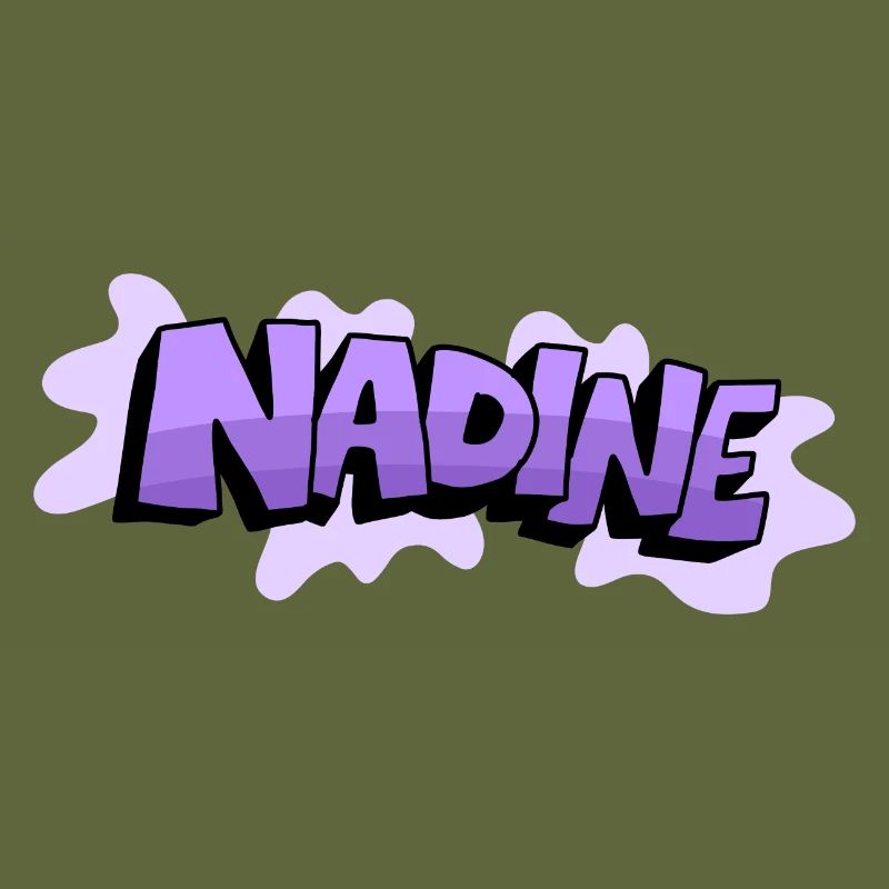 Grafitti Name Nadine