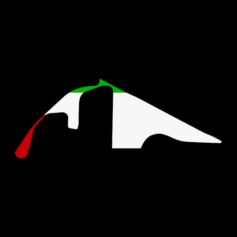 Circuit d’Abu Dhabi avec drapeau