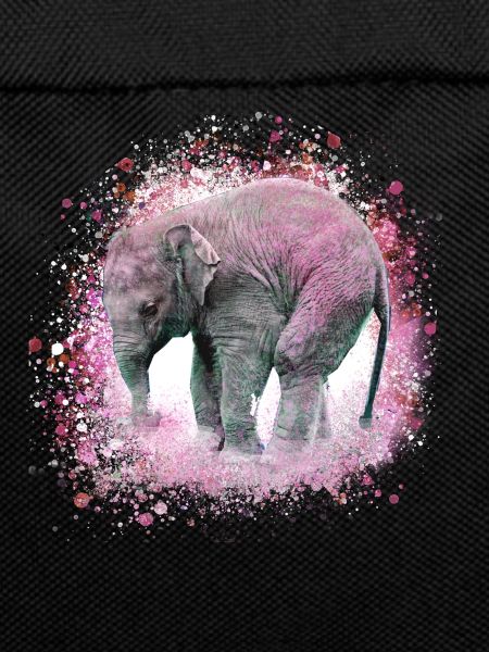 baby elephant,elephant,graffiti,pink,painting