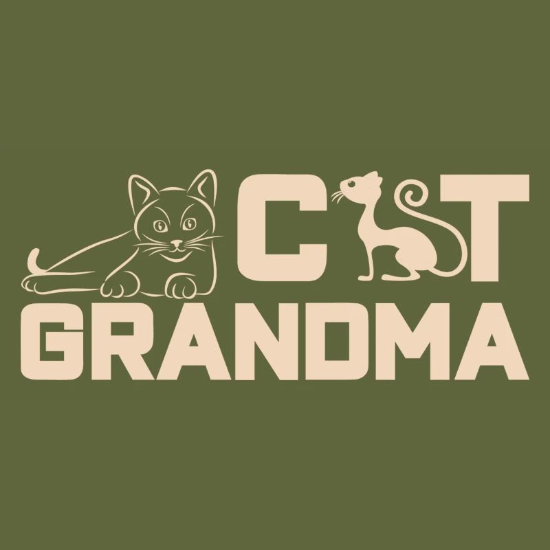 Katzen Mama Katzen Oma Großmutter Mutter Mom Katze