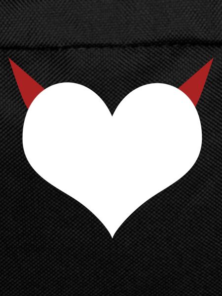 Herz Teufel Devil I love